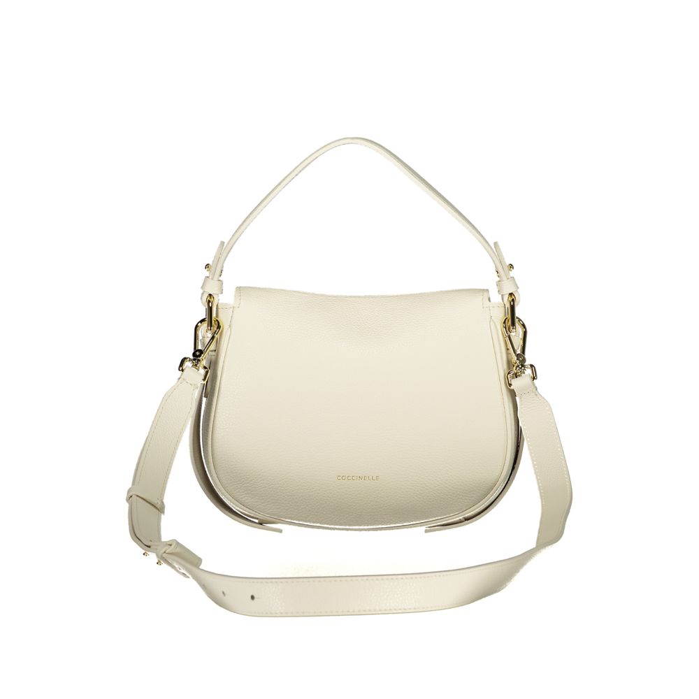 Coccinelle Bianco Leather Women Handbag
