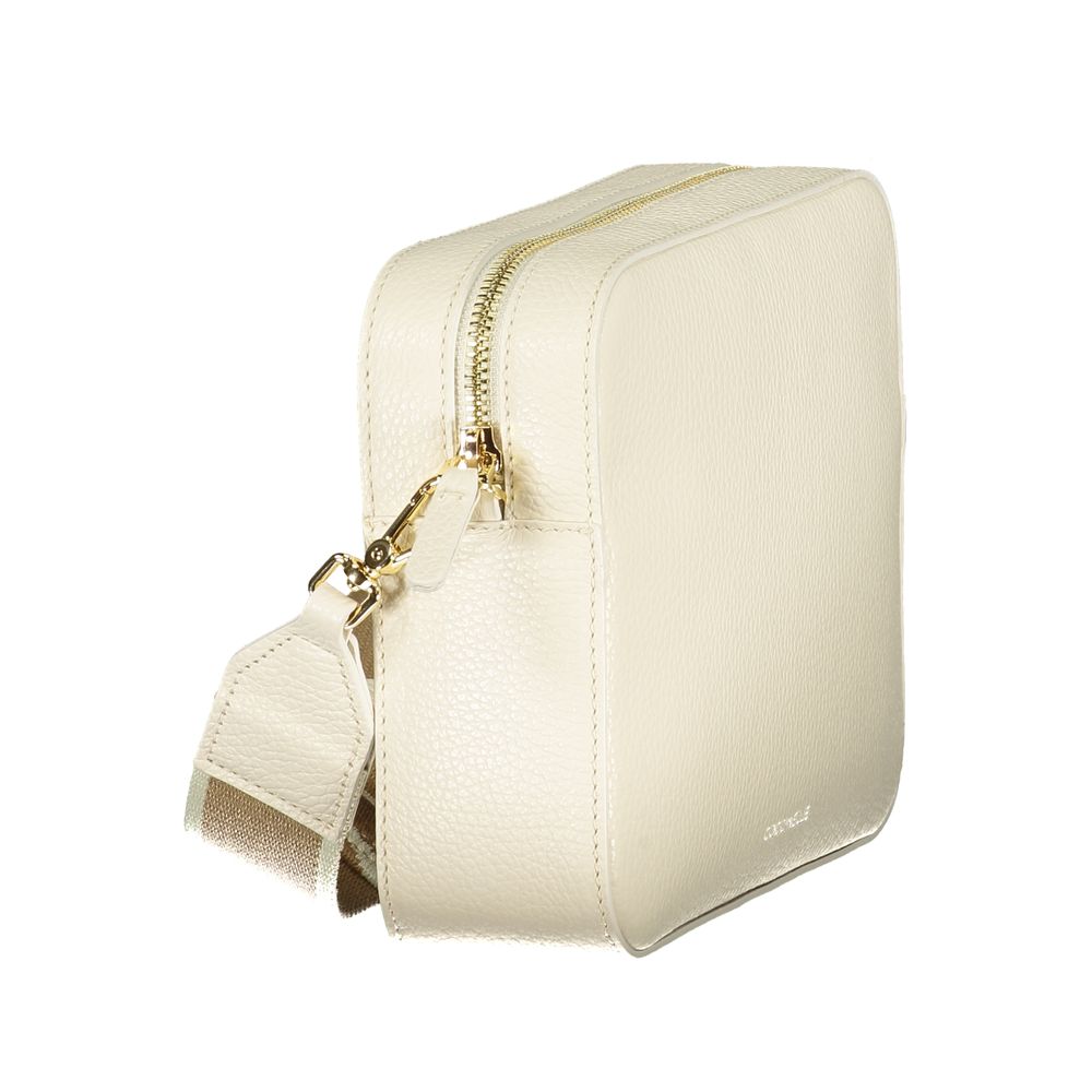 Coccinelle White Leather Handbag