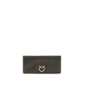 PINKO Bicolor Calf Leather Bos Taurus Clutch Bag