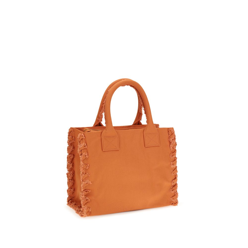 PINKO Orange Cotton Shoulder Bag
