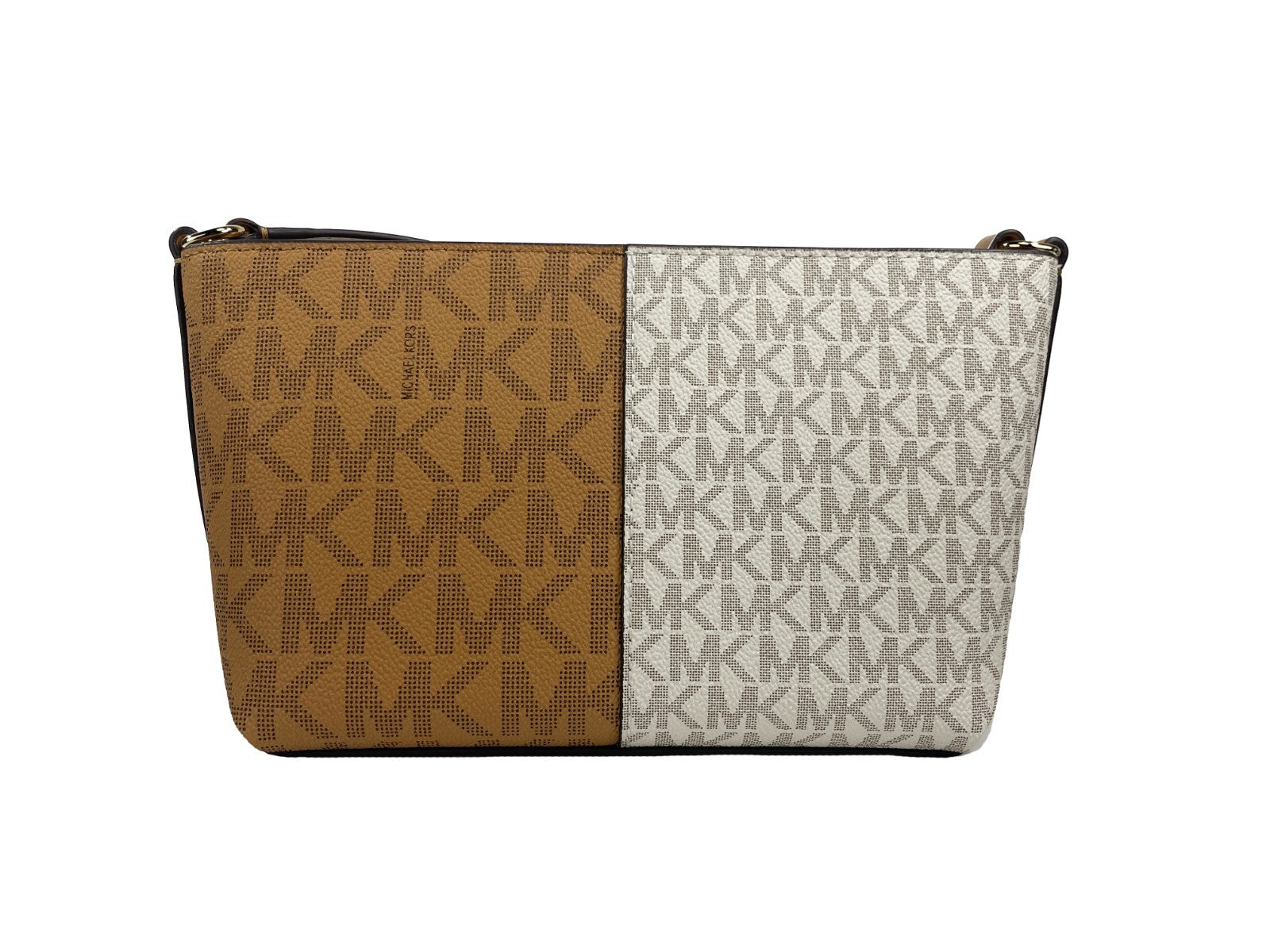 Michael Kors Jet Set - Small Two-Tone Logo Crossbody Bag
