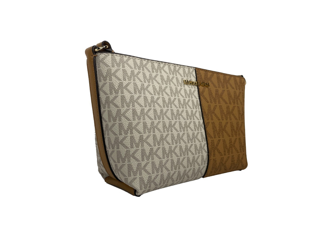 Michael Kors Jet Set - Small Two-Tone Logo Crossbody Bag