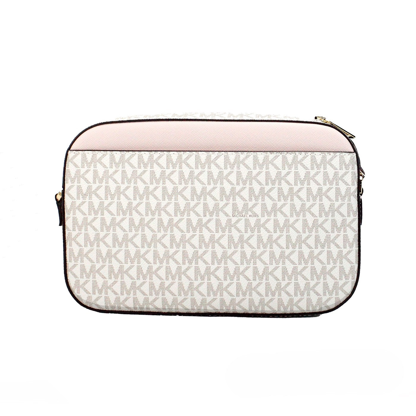 Michael Kors Adult Saffiano Leather Chain Zip Crossbody Handbag