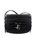 Jimmy Choo Black Leather Crossbody Bag