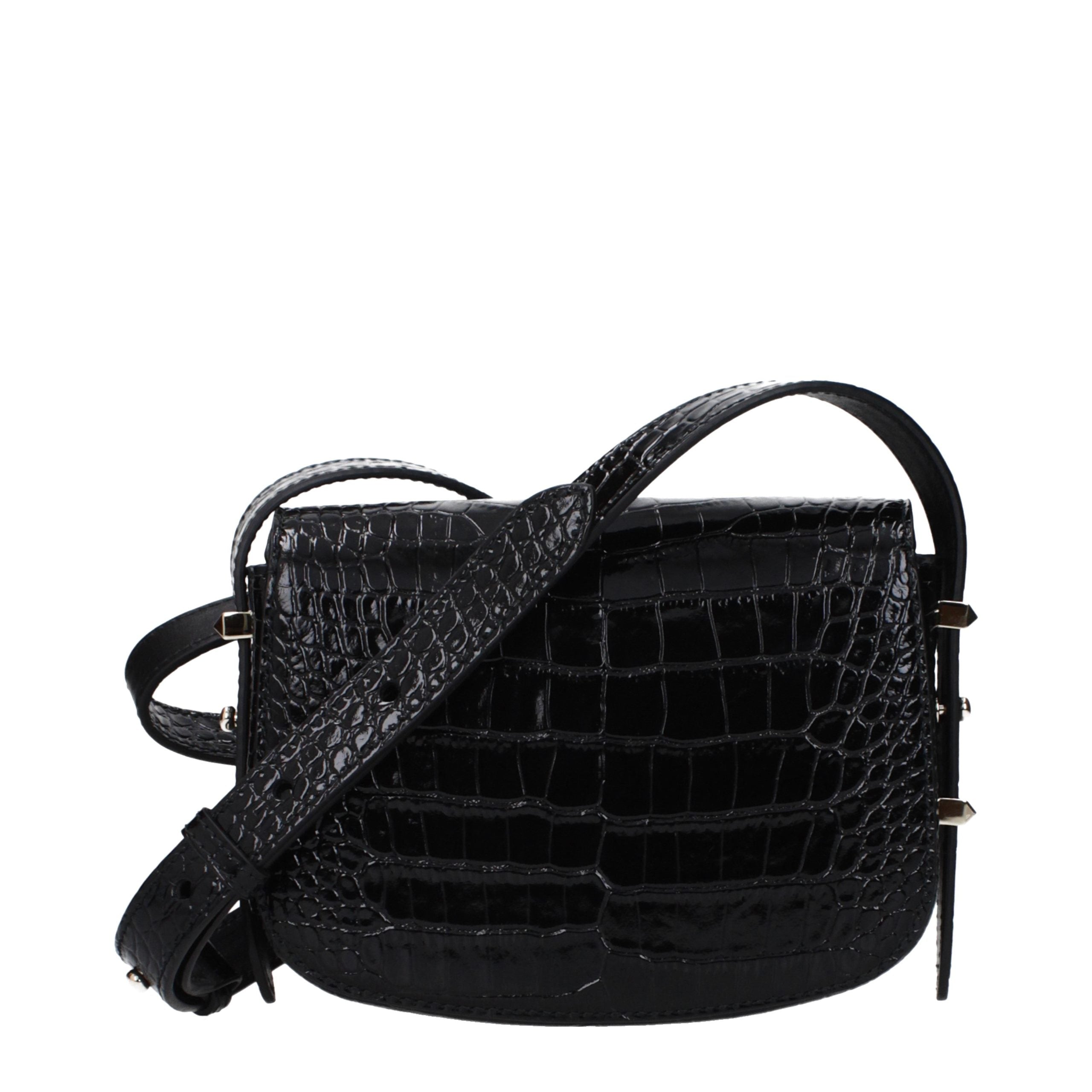 Jimmy Choo Black Leather Crossbody Bag