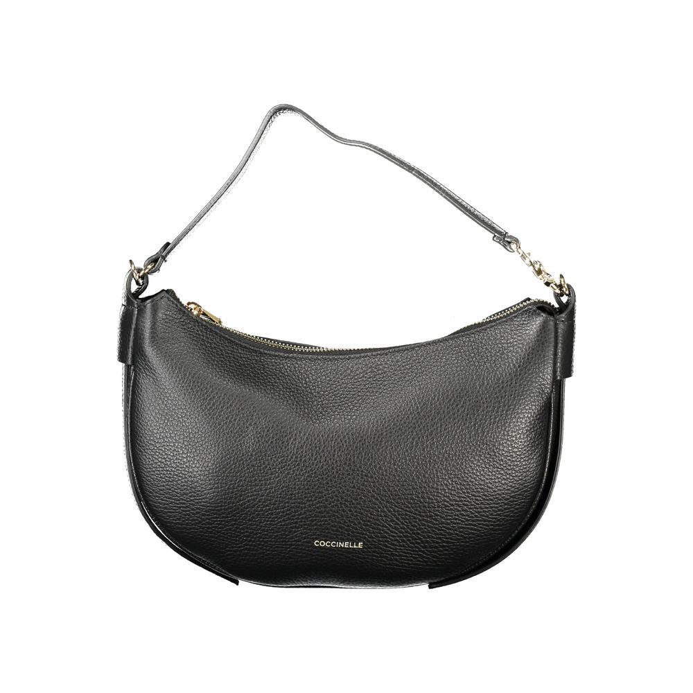 Coccinelle Black Leather Women Shoulder Bag
